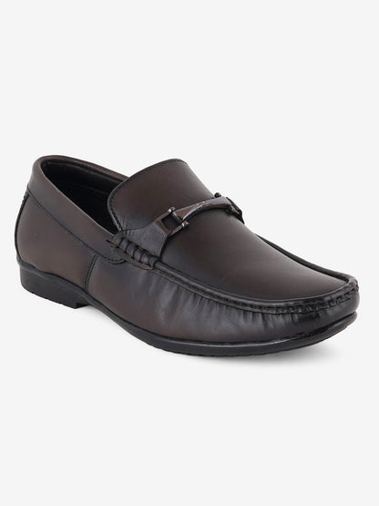 Men's Brown Leather Casual Loafers