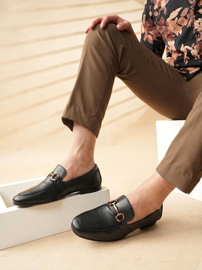 Men's Black Casual Slip On Loafers