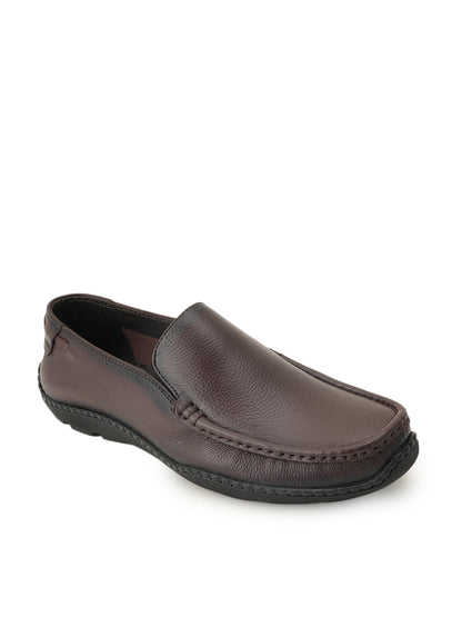 Men's Brown Leather Casual Loafers
