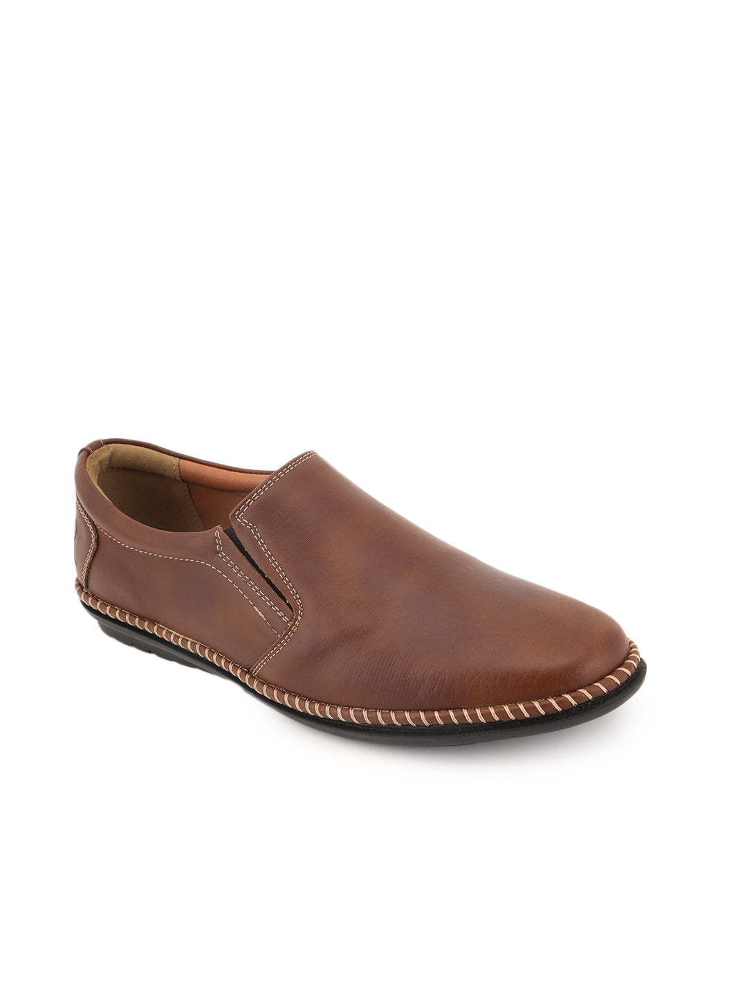Men's Tan Casual Slip On Loafers