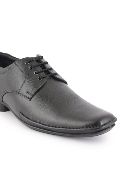 Black Lace Up Men Leather Formal Shoes