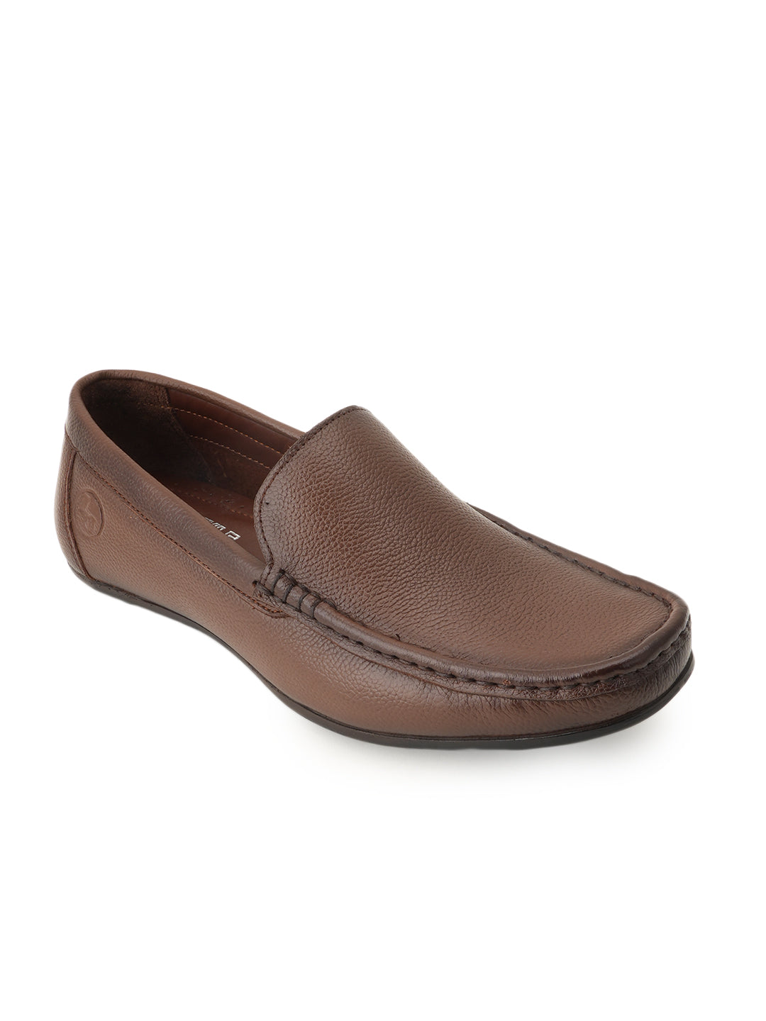Men's Tan Leather Casual Loafers