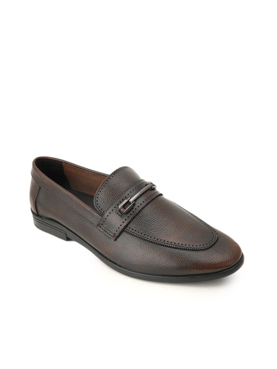 Men's Brown Leather Casual Loafers