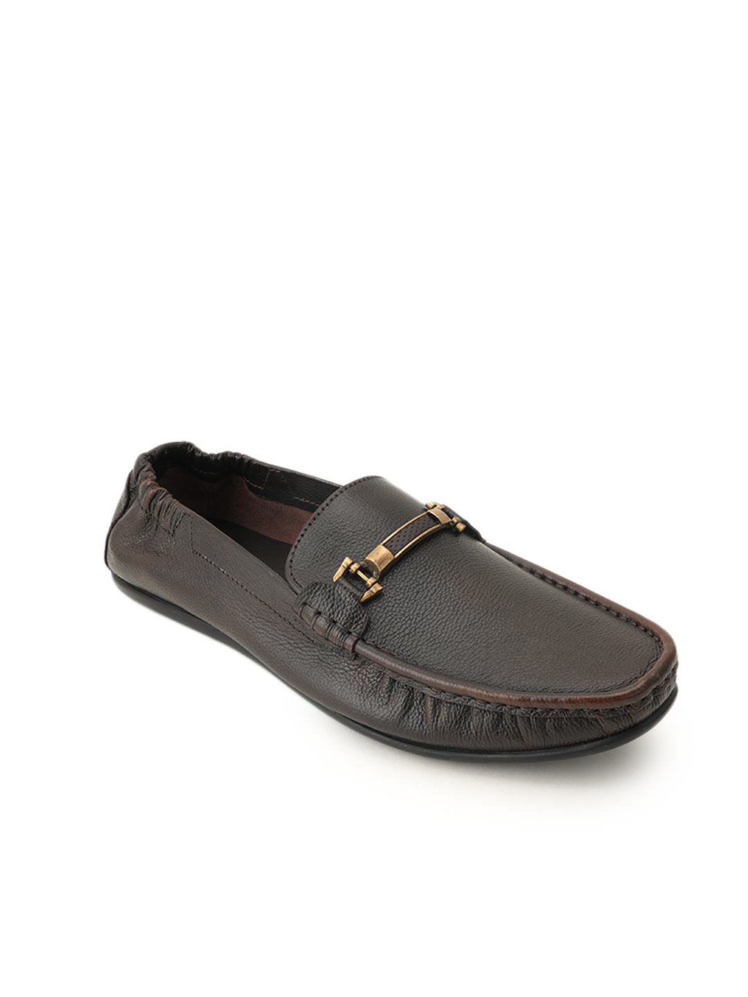 Men's Brown Leather Casual Loafers