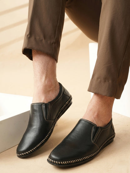 Men's Black Casual Slip On Loafers