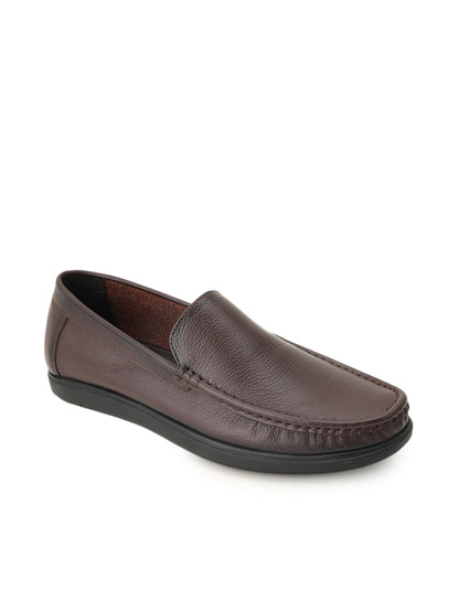 Men's Brown Leather Casual Loafers