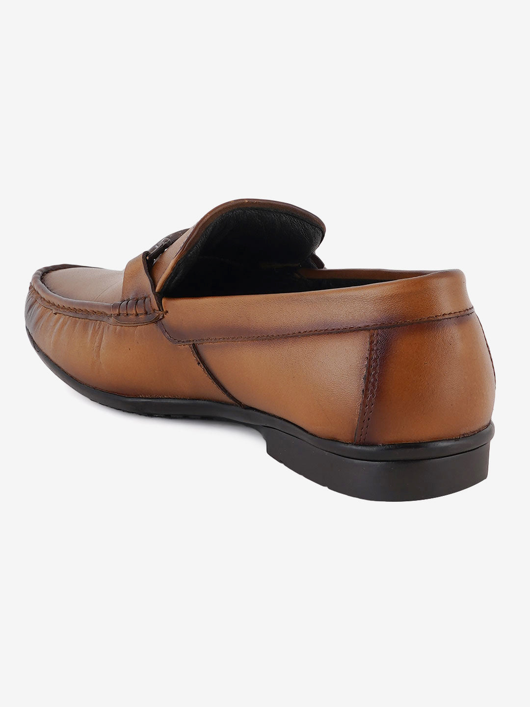 Men's Tan Leather Casual Loafers