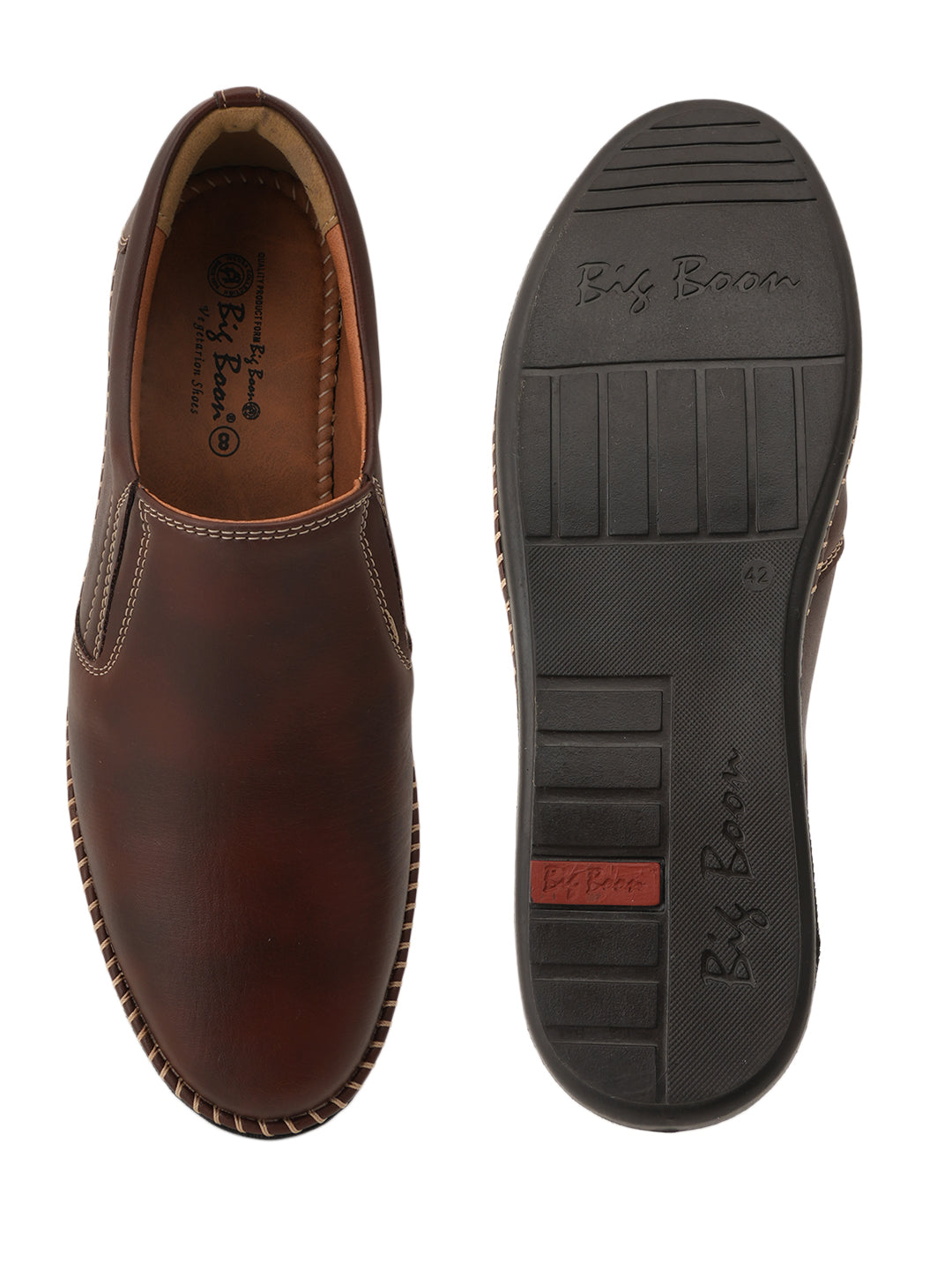 Men's Brown Casual Slip On Loafers
