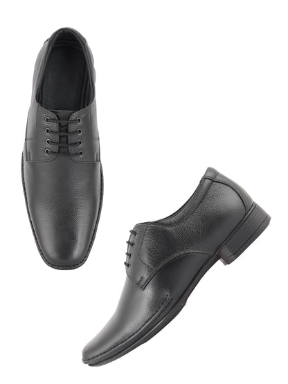 Black Lace Up Men Leather Formal Shoes