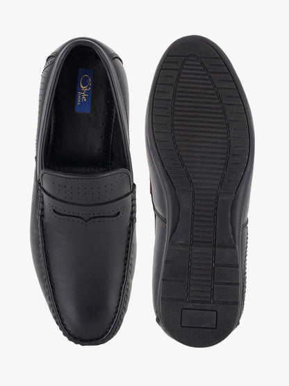 Men's Black Casual Loafers