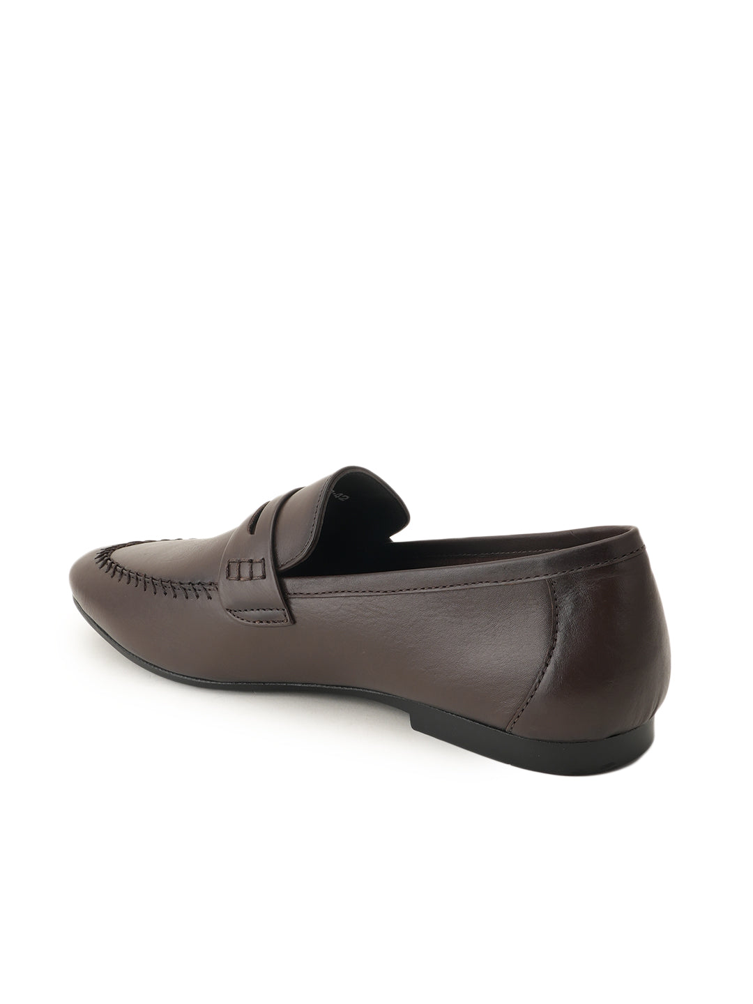 Style Shoes Delhi  Men's Brown Leather Casual Loafers