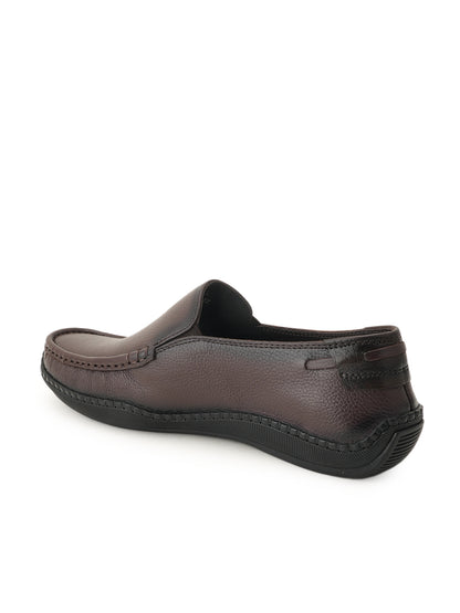 Men's Brown Leather Casual Loafers