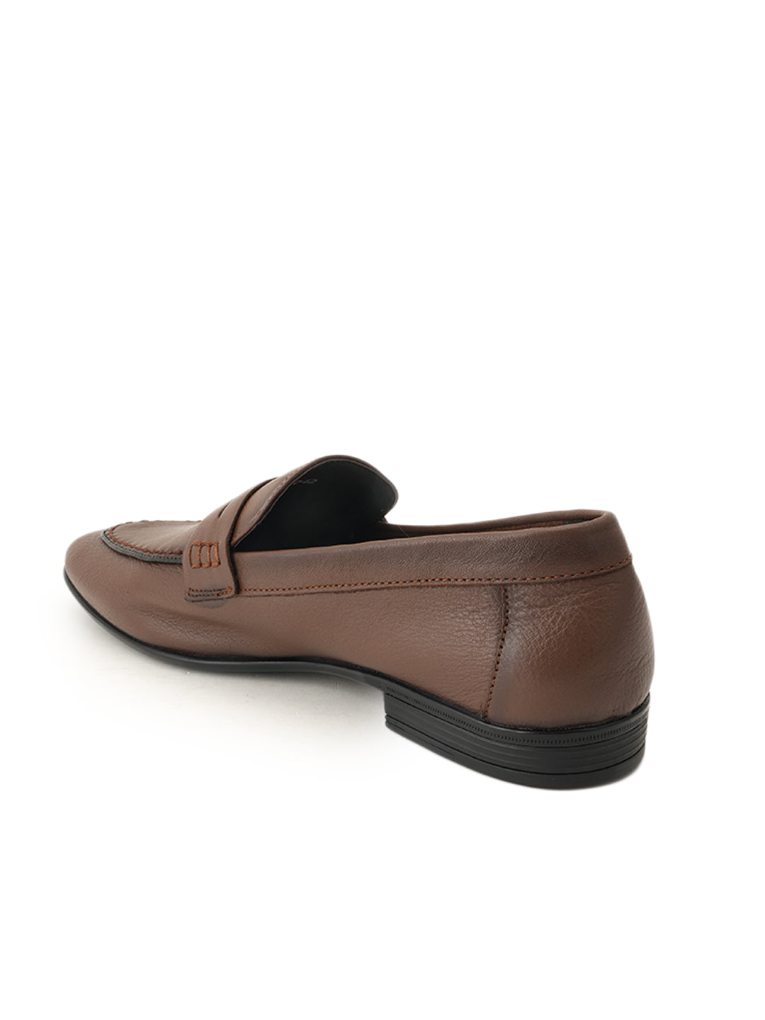 Men's Tan Leather Casual Loafers