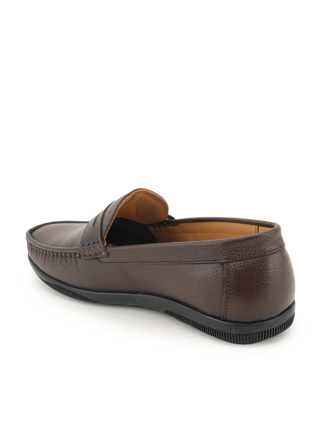 Men's Brown Leather Casual Loafers