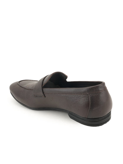 Men's Brown Leather Casual Loafers