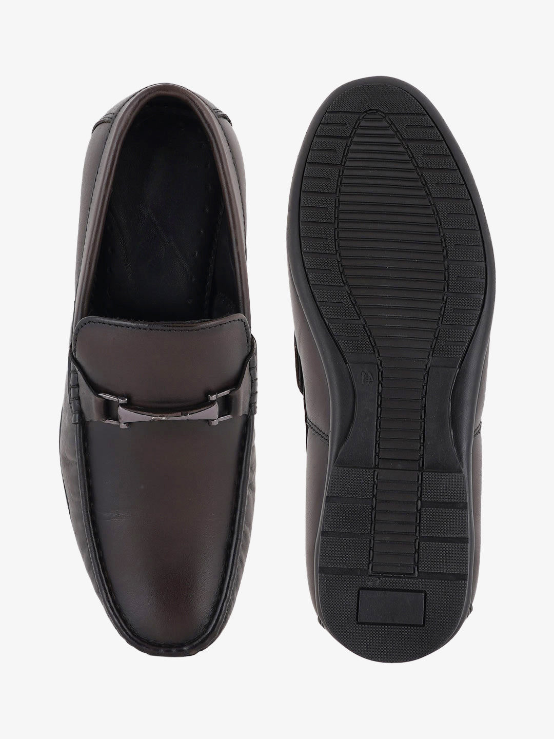 Men's Brown Leather Casual Loafers