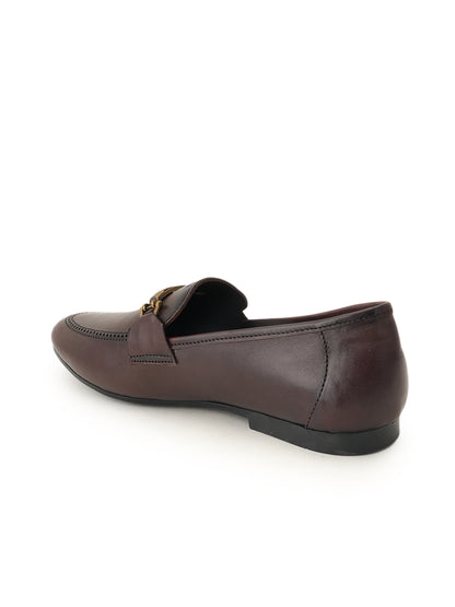 Men's Cherry Leather Casual Loafers