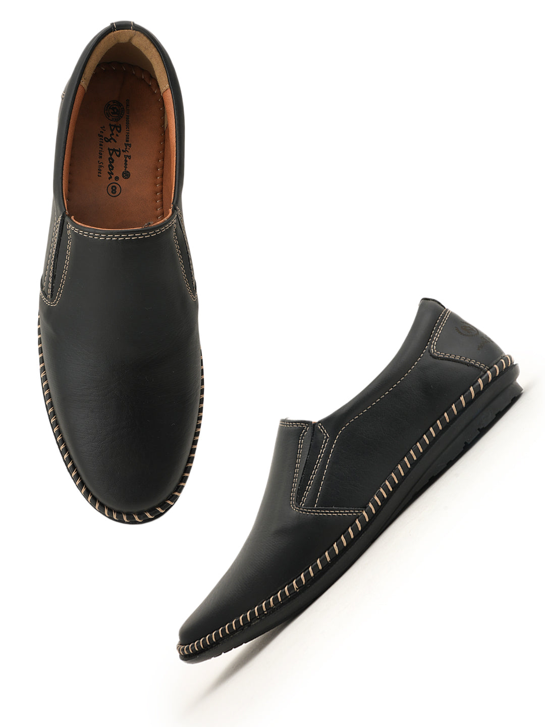 Men's Black Casual Slip On Loafers