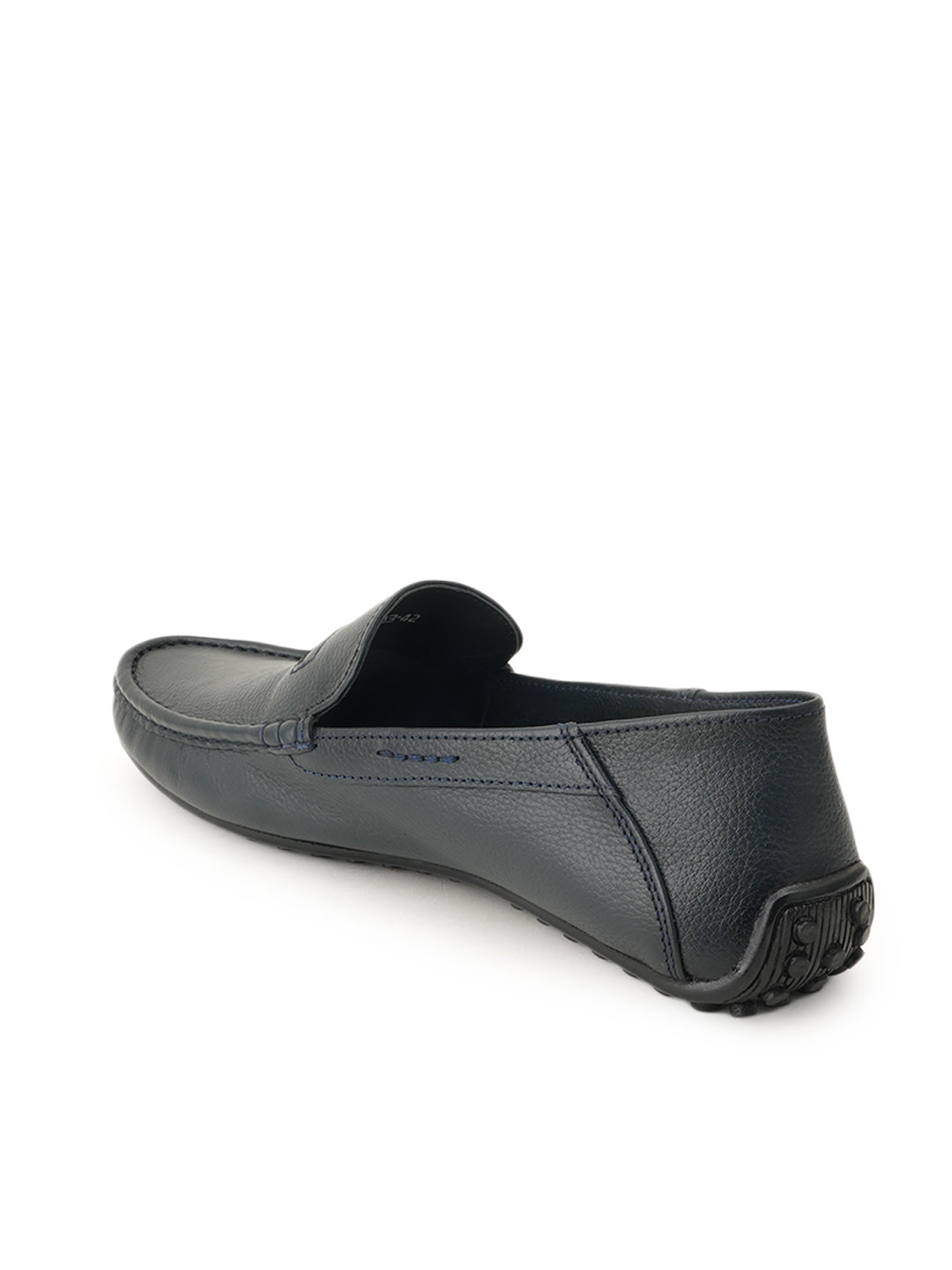 Men's Blue Leather Casual Loafers