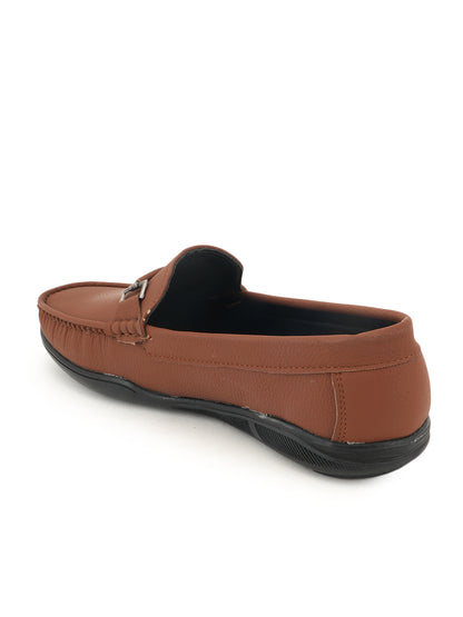 Men's Tan Casual Slip On Loafers
