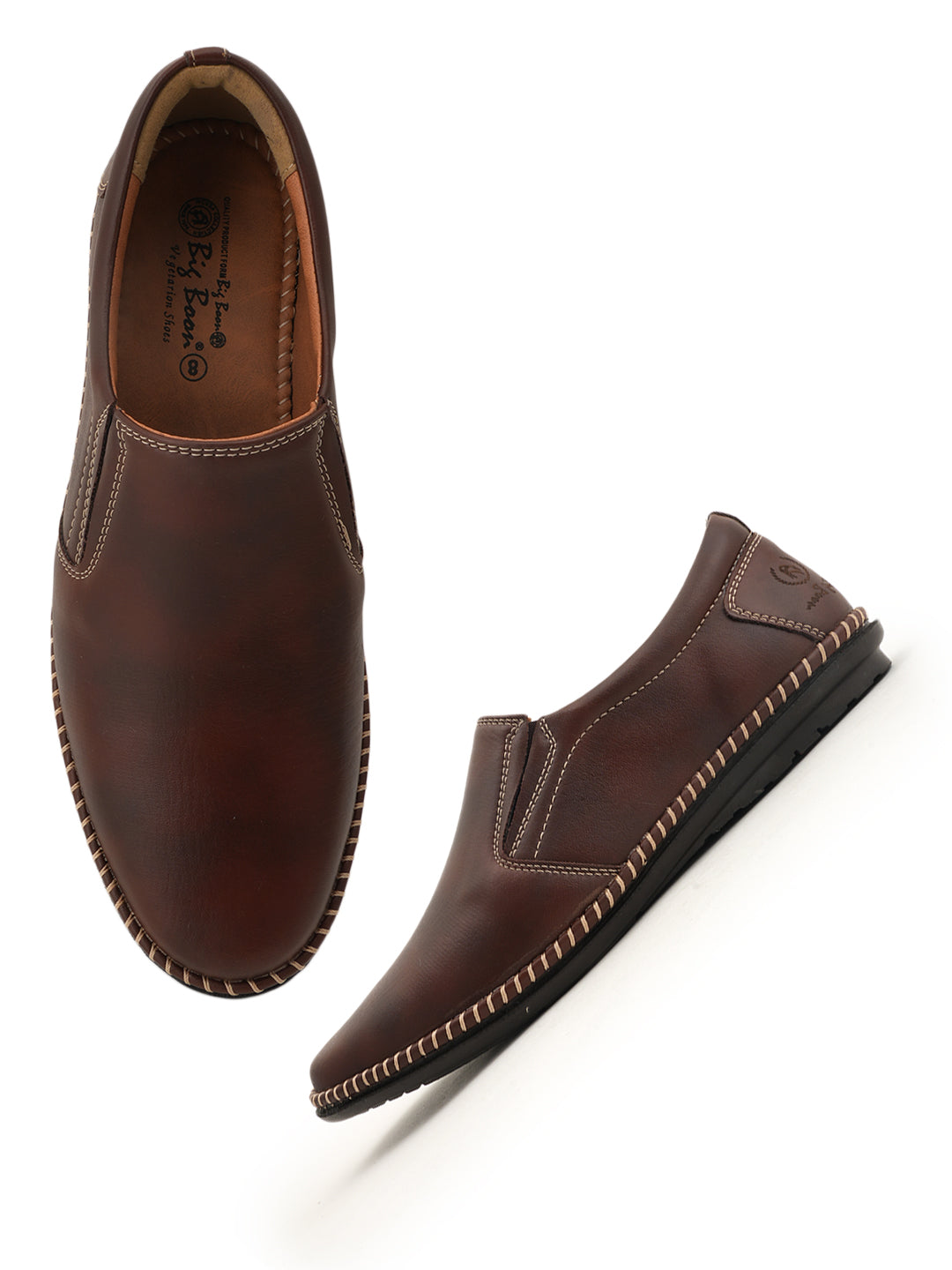 Men's Brown Casual Slip On Loafers