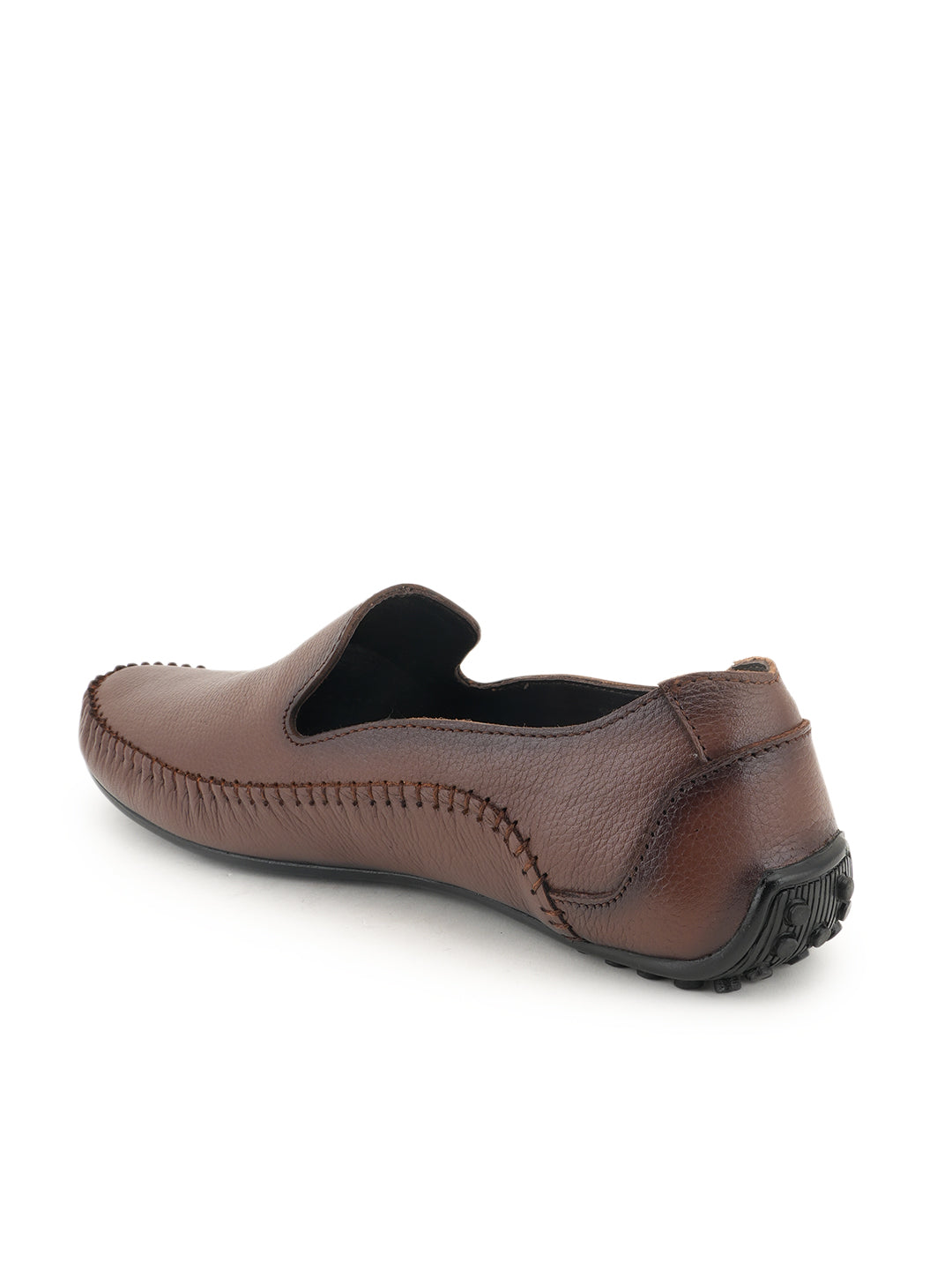 Men's Tan Leather Casual Loafers