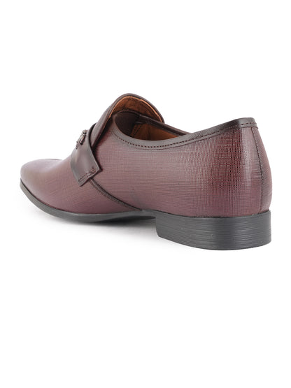 Cherry  Men Leather Formal Moccasin Shoes