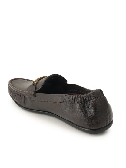 Men's Brown Leather Casual Loafers