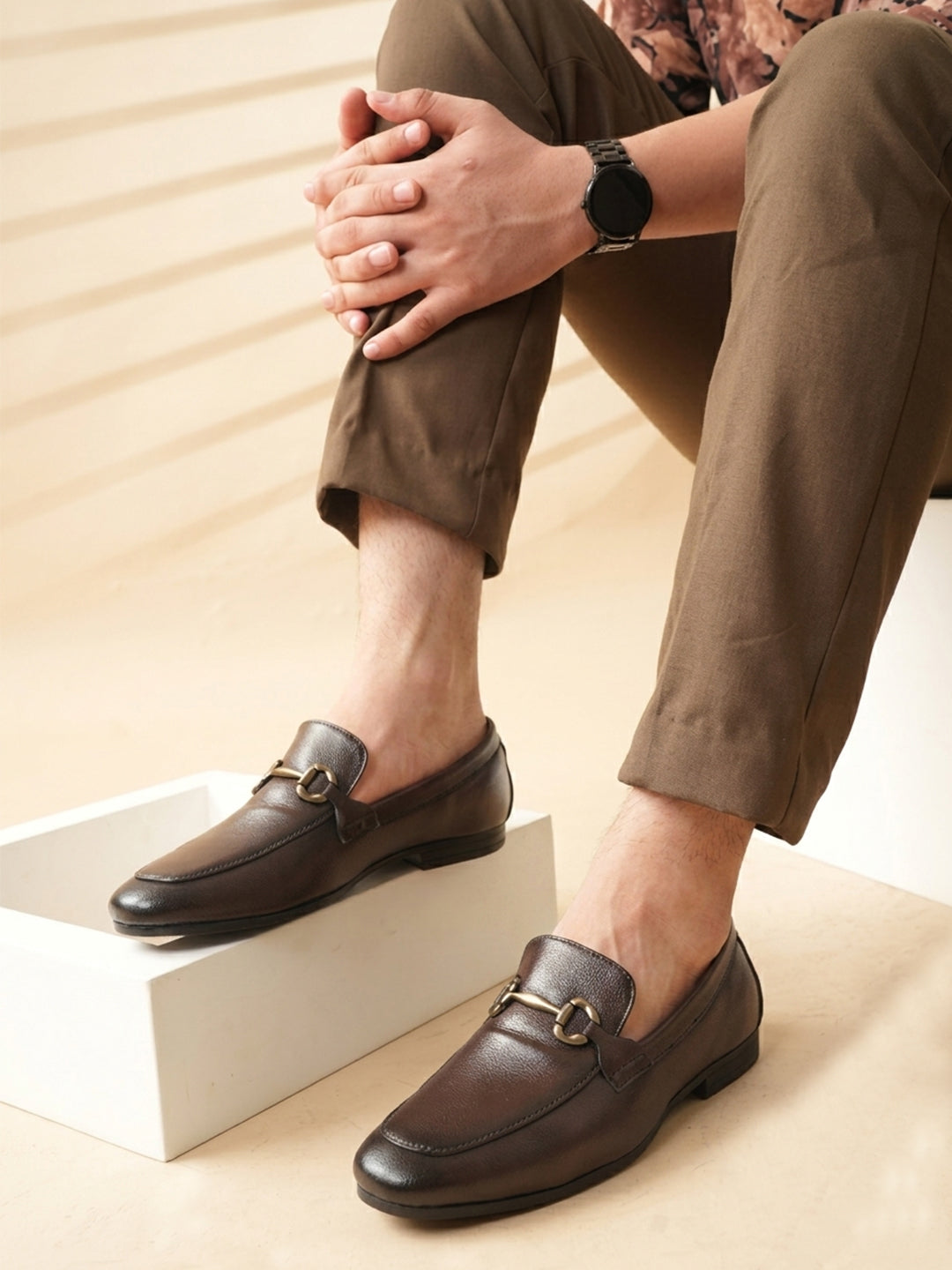 Men's Brown Casual Slip On Loafers