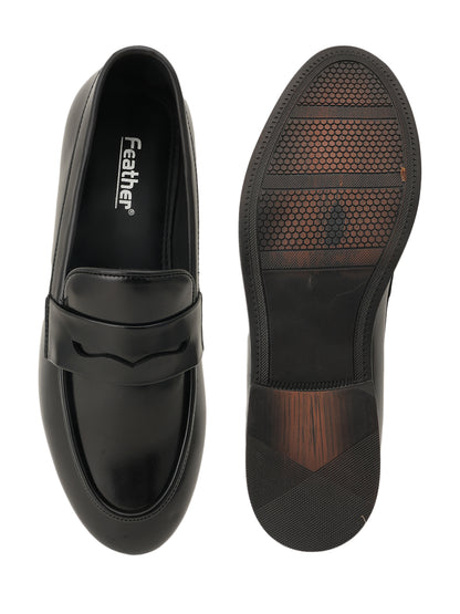 Men's Black Casual Slip On Loafers