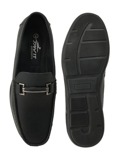 Men's Black Casual Slip On Loafers