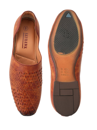 Men's Tan Casual Slip On Loafers