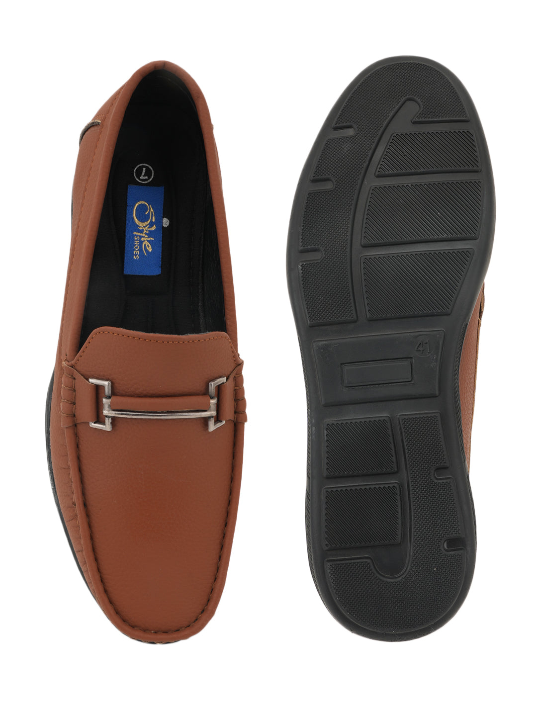 Men's Tan Casual Slip On Loafers