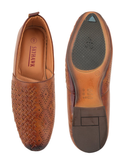 Men's Tan Casual Slip On Loafers