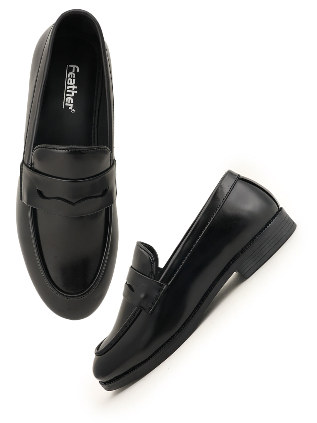 Men's Black Casual Slip On Loafers