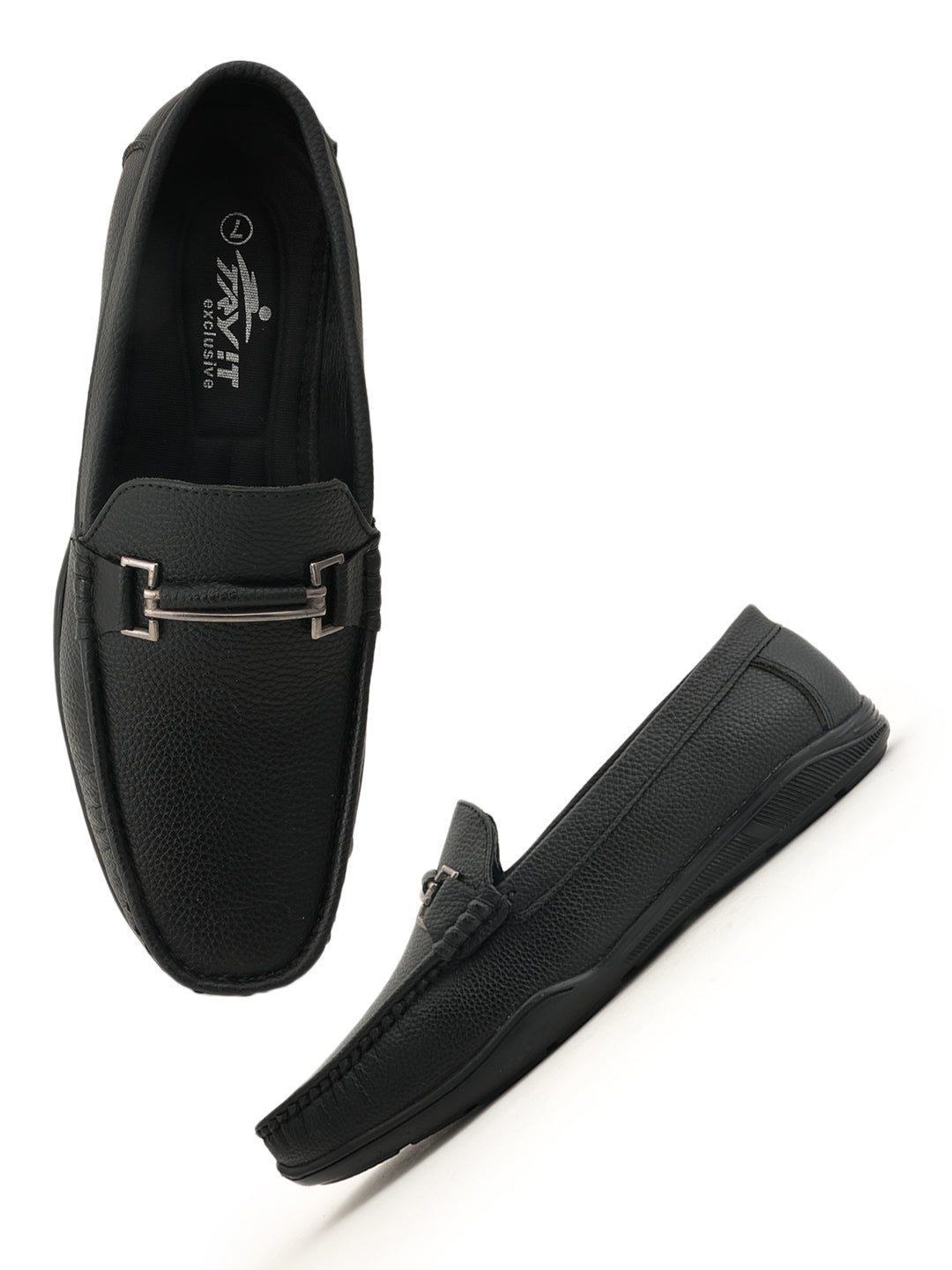 Men's Black Casual Slip On Loafers