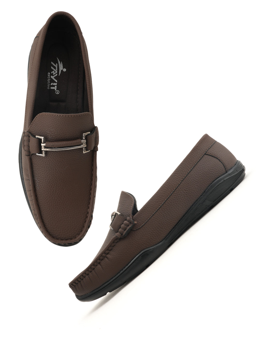 Men's Brown Casual Slip On Loafers