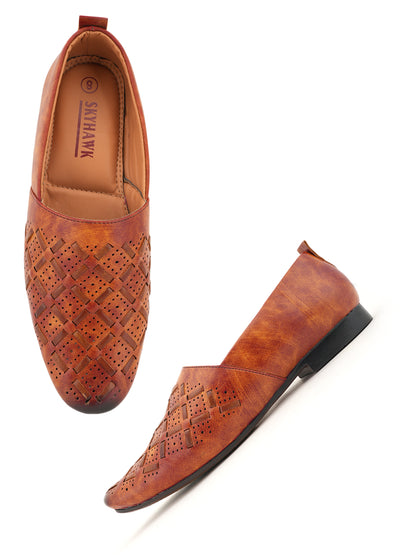 Men's Tan Casual Slip On Loafers