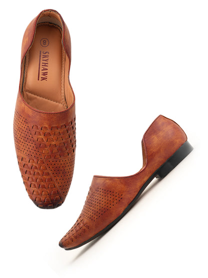 Men's Tan Casual Slip On Loafers