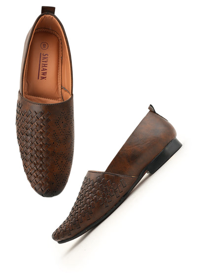 Men's Brown Casual Slip On Loafers