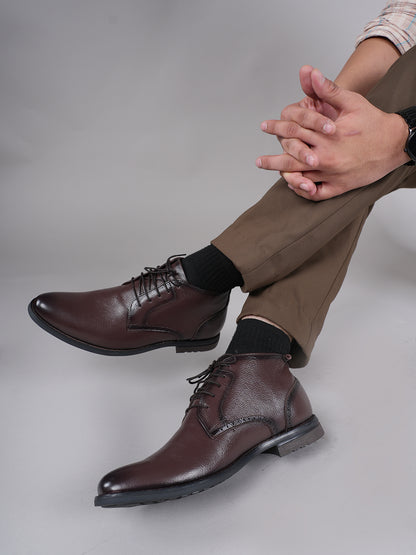 Men's Brown Leather Boots