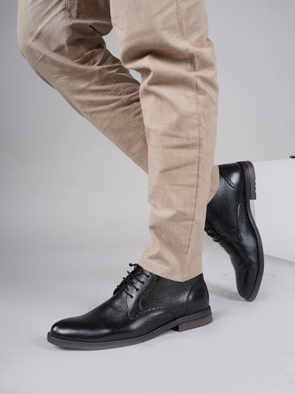 Men's Black Leather Boots