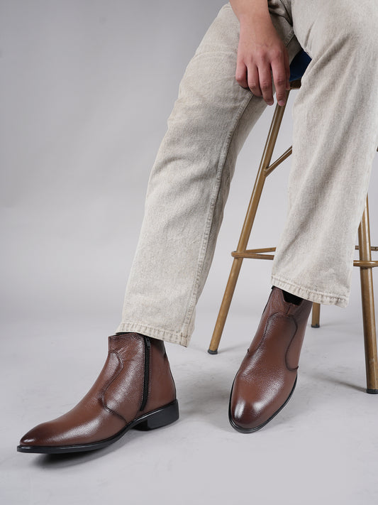 Men's Tan Chelsea Boots