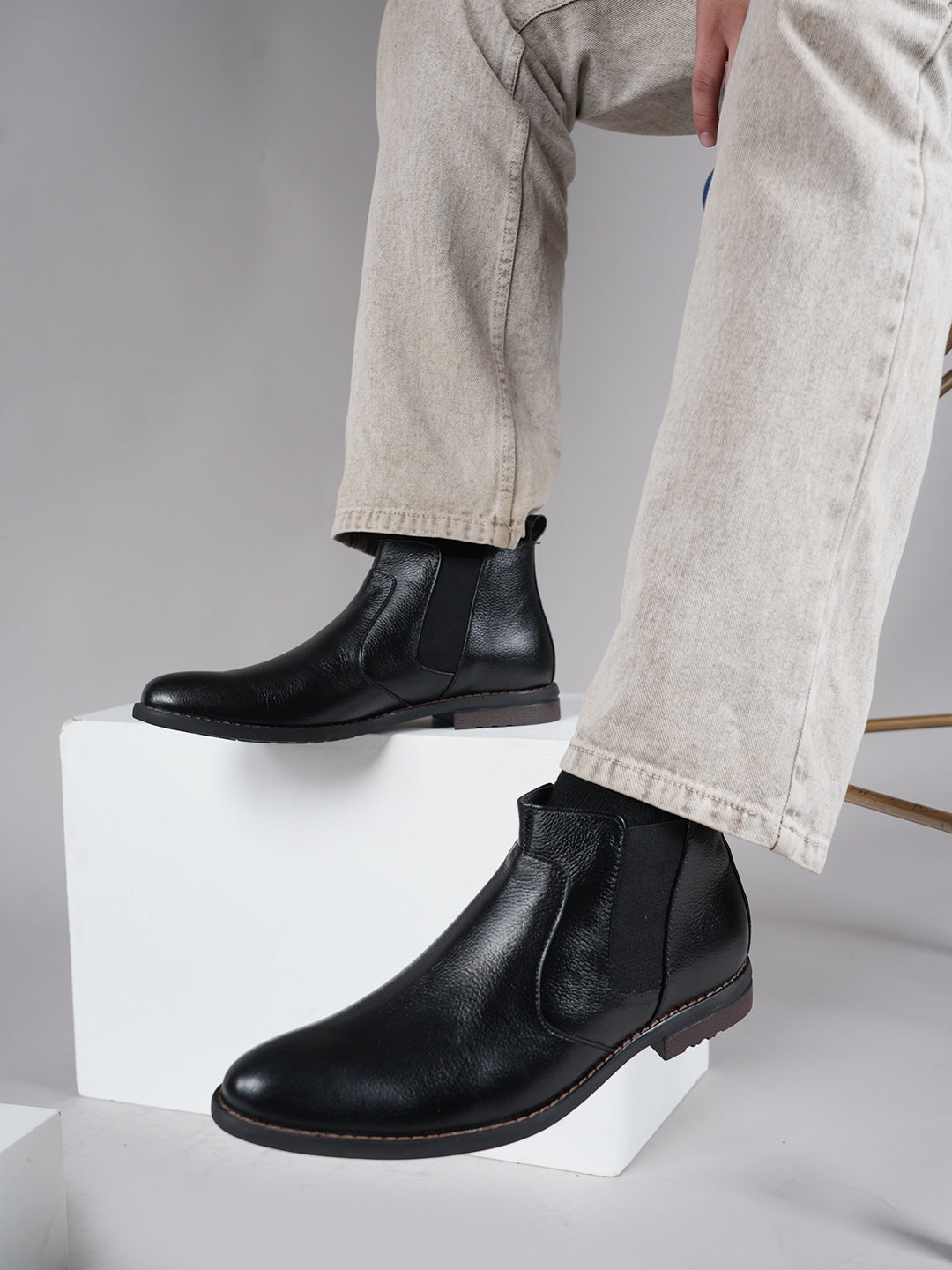 Men's Black Chelsea Boots