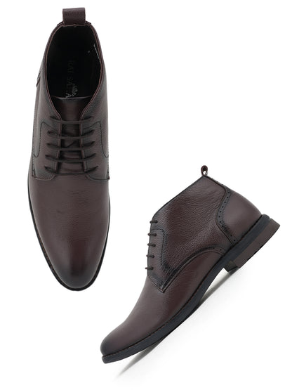 Men's Brown Leather Boots