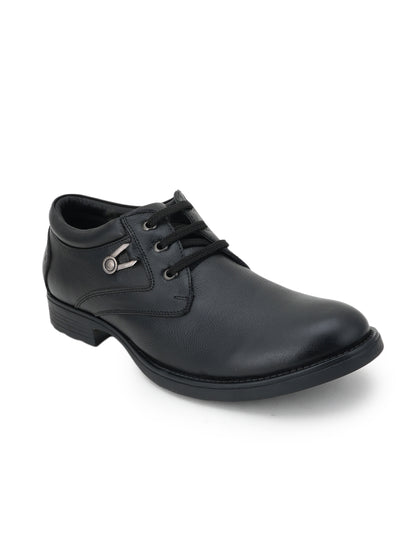 Men's Black Leather Casual Shoes