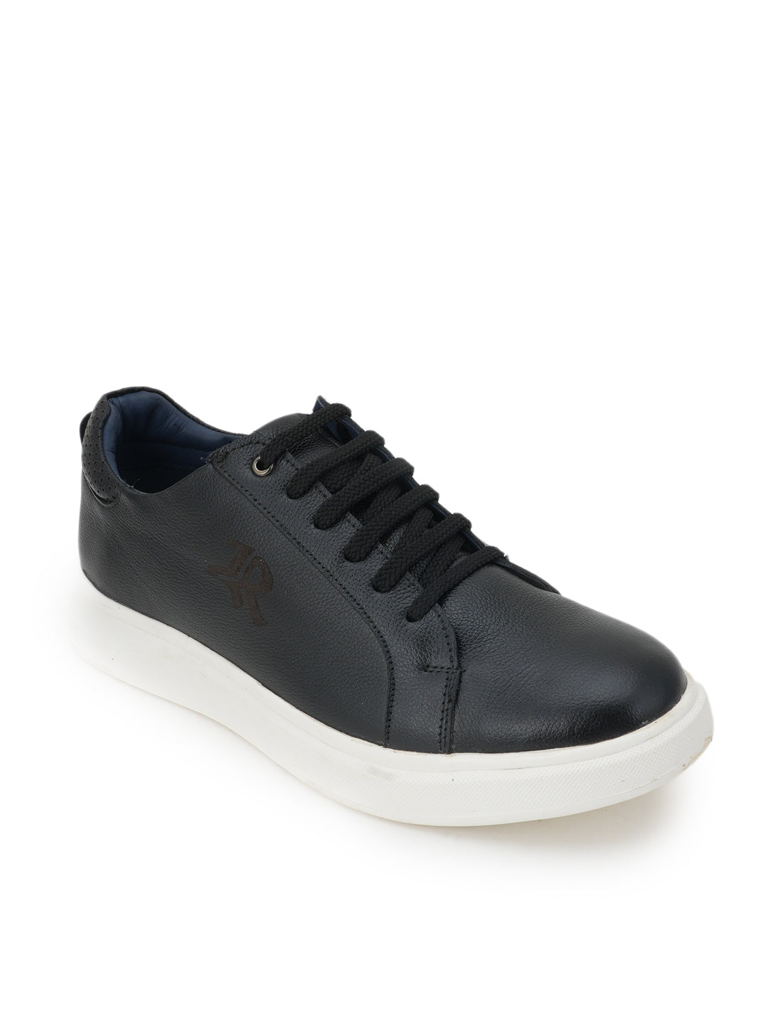 Men's Black Leather Casual Shoes