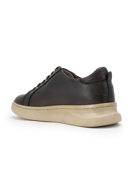 Men's Brown Leather Casual Shoes