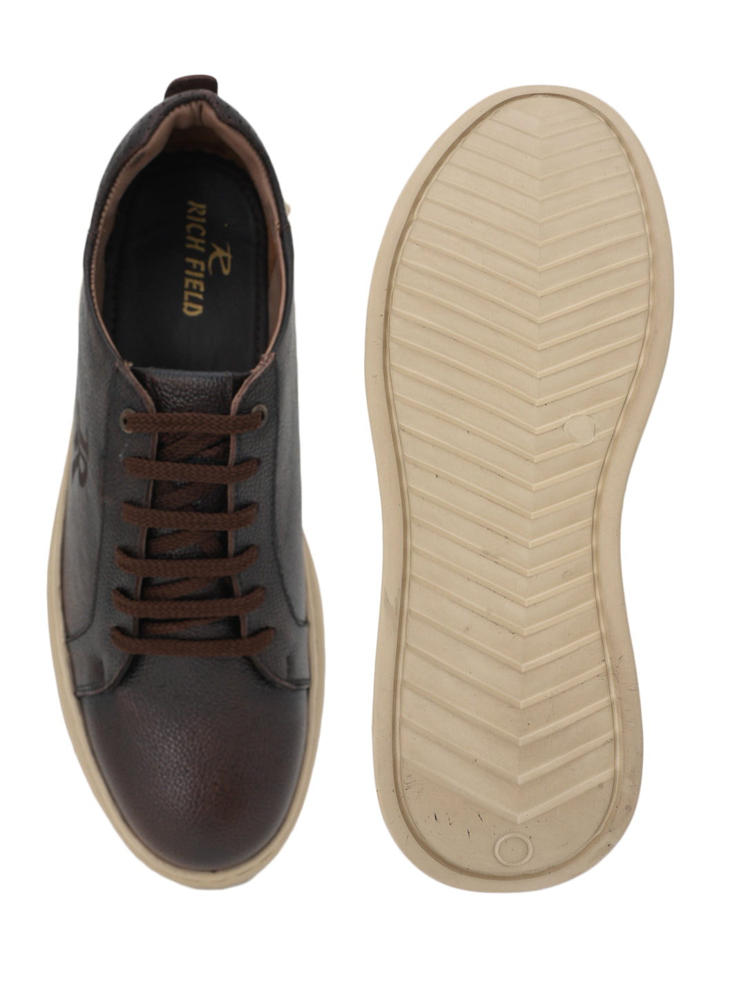 Men's Brown Leather Casual Shoes