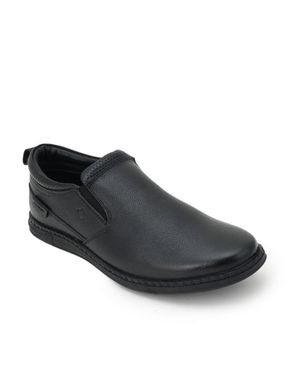 Men's Black Leather Casual Shoes